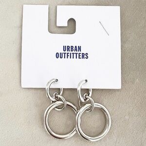 Urban Outfitters Silver Stackable Hoop Earrings